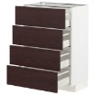 ІКЕА Підлогова шафа 4 фронт панелі METOD МЕТОД / MAXIMERA МАКСИМЕРА, 093.340.37 - Home Club