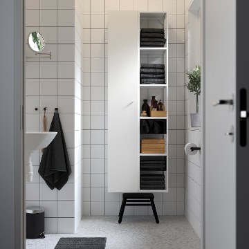 ИКЕА Высокий корпус с полками ENHET, 404.489.46 - Home Club