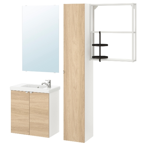 ИКЕА Мебель для ванной комнаты ENHET / TVÄLLEN, 993.383.28 - Home Club