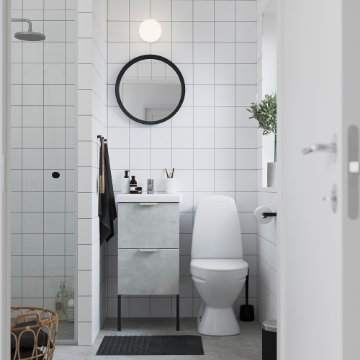 ИКЕА Шкаф для раковины с 2 ящ ENHET / TVÄLLEN, 593.364.11 - Home Club