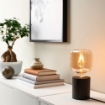 ИКЕА Настольная лампа с лампочкой BLEKKLINT / LUNNOM, 394.158.81 - Home Club, изображение 2
