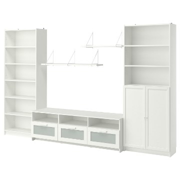 ИКЕА Шкаф для телевизора BILLY БИЛЛИ / BRIMNES БРИМНЭС, 693.986.20 - Home Club