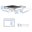 ИКЕА Кровать с выдвижными ящиками MANDAL, 902.804.83 - Home Club, изображение 6