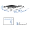 ИКЕА Кровать с выдвижными ящиками MANDAL, 302.804.81 - Home Club, изображение 6