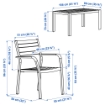 ИКЕА Стол+4 стула с поддоном. ШЭЛЛАНД, 292.650.14 - Home Club, изображение 7