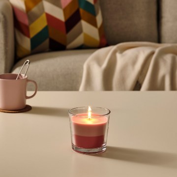 ІКЕА Ароматична свічка в склі FORTGÅ ФОРТГО, 904.825.70 - Home Club
