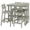 ИКЕА Барный стол + 4 барных стула BONDHOLMEN БОНДХОЛЬМЕН, 394.129.72 - Home Club