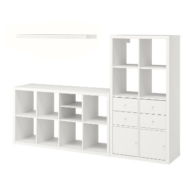 ІКЕА Шафка з полицею KALLAX КАЛЛАКС / LACK ЛАКК, 493.986.78 - Home Club