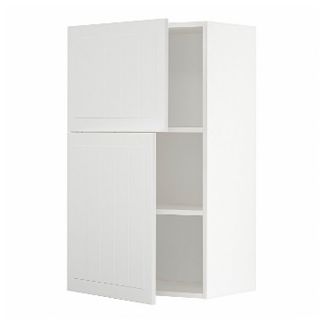 ИКЕА Настенный шкаф с полками METOD МЕТОД, 894.577.41 - Home Club