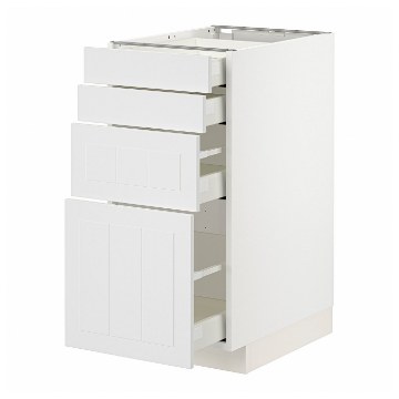 ИКЕА Напольный шкаф 4 фронт. панели METOD МЕТОД / MAXIMERA МАКСИМЕРА, 394.095.02 - Home Club