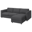 ИКЕА Чехол на трехместный диван с шезлонгом VIMLE ВИМЛЕ, 493.993.57 - Home Club, изображение 2