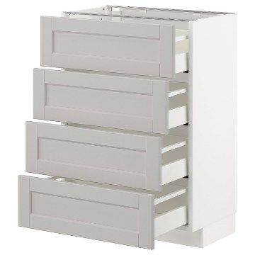 ІКЕА Підлогова шафа 4 фронт панелі METOD МЕТОД / MAXIMERA МАКСИМЕРА, 392.743.91 - Home Club
