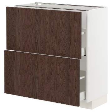 ИКЕА Стойка с двумя ящиками METOD МЕТОД / MAXIMERA МАКСИМЕРА, 394.041.56 - Home Club