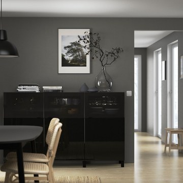 ІКЕА Комбінація з дверима BESTÅ БЕСТО, 092.081.85 - Home Club