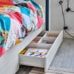 ІКЕА Додаткове ліжко з ящиком для зберігання SLÄKT СЛЕКТ, 992.394.51 - Home Club, зображення 4