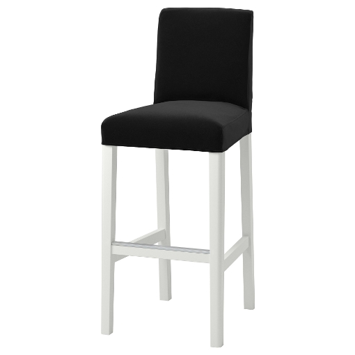 ИКЕА Барный стул со спинкой BERGMUND, 093.997.69 - Home Club
