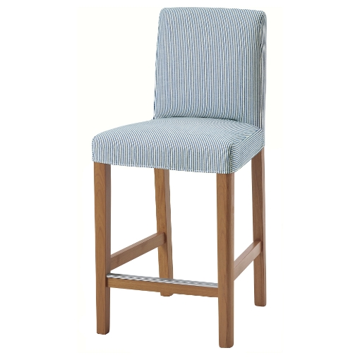 ИКЕА Барный стул со спинкой BERGMUND, 293.997.73 - Home Club