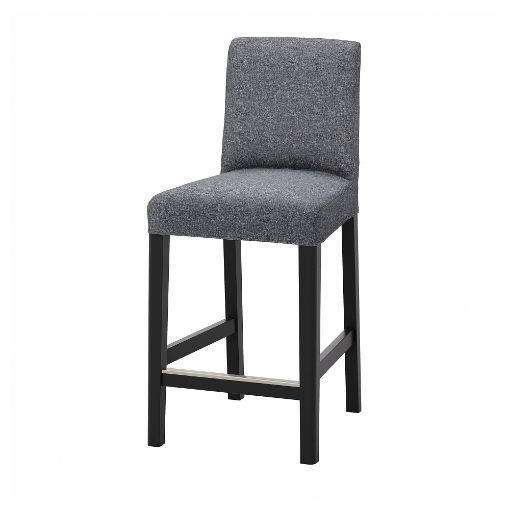 ИКЕА Барный стул со спинкой BERGMUND, 593.846.90 - Home Club