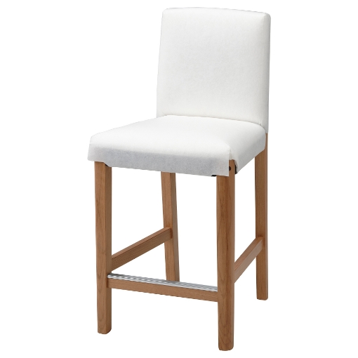ИКЕА Барный стул со спинкой BERGMUND, 004.519.69 - Home Club
