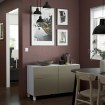 ИКЕА Комбинация стеллажей с дверцами BESTÅ БЕСТО, 194.402.35 - Home Club, изображение 3