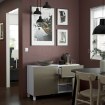 ИКЕА Комбинация стеллажей с дверцами BESTÅ БЕСТО, 194.402.35 - Home Club, изображение 2