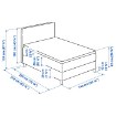 ІКЕА Континентальне ліжко DUNVIK, 994.251.65 - Home Club, зображення 7
