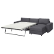 ІКЕА 3-місний розкладний диван з шезлонгом VIMLE ВІМЛЕ, 695.452.87 - Home Club