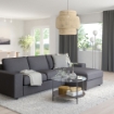 ІКЕА 3-місний диван з шезлонгом VIMLE ВІМЛЕ, 994.012.92 - Home Club, зображення 2