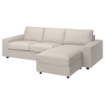 ИКЕА Чехол на трехместный диван с шезлонгом VIMLE ВИМЛЕ, 294.011.39 - Home Club, изображение 2