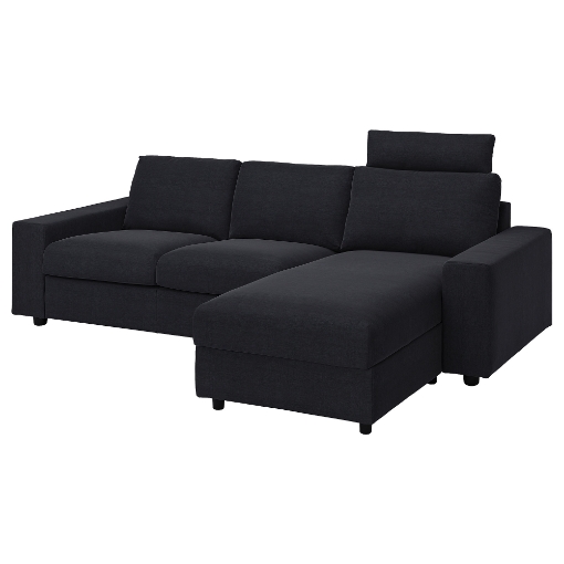 ІКЕА 3-місний диван з шезлонгом VIMLE ВІМЛЕ, 194.017.62 - Home Club