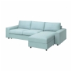 ИКЕА 3-местный диван-кровать с шезлонгом VIMLE ВИМЛЕ, 095.372.28 - Home Club, изображение 2