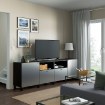 ИКЕА Тумба под телевизор с дверцами и ящиками BESTÅ БЕСТО, 994.359.42 - Home Club, изображение 3