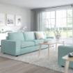 ІКЕА 3-місний розкладний диван VIMLE ВІМЛЕ, 395.372.36 - Home Club, зображення 3