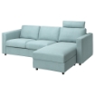 ІКЕА Чохли для диванів 3-місних з відкидним сидінням VIMLE ВІМЛЕ, 594.250.87 - Home Club, зображення 2