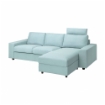 ИКЕА Чехол на трехместный диван с шезлонгом VIMLE ВИМЛЕ, 894.250.38 - Home Club, изображение 2