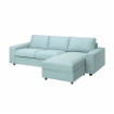 ИКЕА Чехол на трехместный диван с шезлонгом VIMLE ВИМЛЕ, 494.012.56 - Home Club, изображение 2