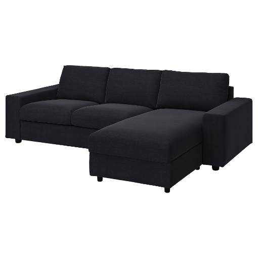ІКЕА 3-місний диван з шезлонгом VIMLE ВІМЛЕ, 694.014.58 - Home Club