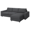 ИКЕА Чехол на трехместный диван с шезлонгом VIMLE ВИМЛЕ, 894.012.21 - Home Club, изображение 2