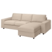 ИКЕА Чехол на трехместный диван с шезлонгом VIMLE ВИМЛЕ, 694.012.22 - Home Club, изображение 2