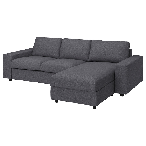 ИКЕА 3-местный диван с шезлонгом VIMLE ВИМЛЕ, 994.012.92 - Home Club