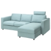 ІКЕА 3-місний диван з шезлонгом VIMLE ВІМЛЕ, 993.991.33 - Home Club
