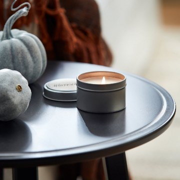 ІКЕА Ароматична свічка в металевому контейнері HÖSTKVÄLL, 504.975.78 - Home Club