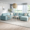 ИКЕА Угловой раздвижной диван. 5o с шезлонгом VIMLE ВИМЛЕ, 795.371.83 - Home Club, изображение 3