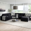 ИКЕА Угловой раздвижной диван. 5o с шезлонгом VIMLE ВИМЛЕ, 595.371.79 - Home Club, изображение 3