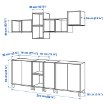 ИКЕА Комбинация шкафов с ножками EKET ЭКЕТ, 593.861.37 - Home Club, изображение 4