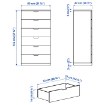 ИКЕА Комод NORDLI НОРДЛИ, 792.116.98 - Home Club, изображение 4