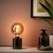 ИКЕА Настольная лампа с лампочкой MARKFROST / MOLNART, 594.818.94 - Home Club, изображение 2