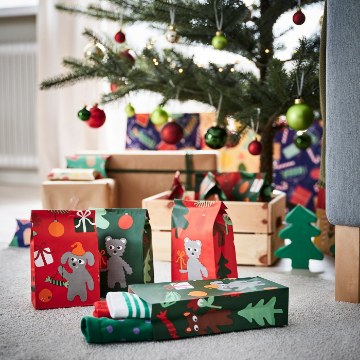 ИКЕА Бумажная сумка VINTER 2021, 604.996.14 - Home Club