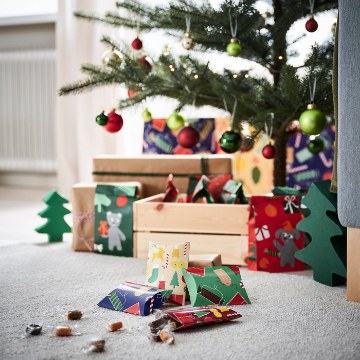 ИКЕА Коробка для подарка VINTER 2021, 504.996.24 - Home Club