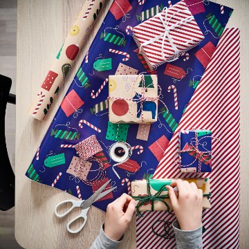 ИКЕА Упаковочная бумага VINTER 2021, 904.993.87 - Home Club